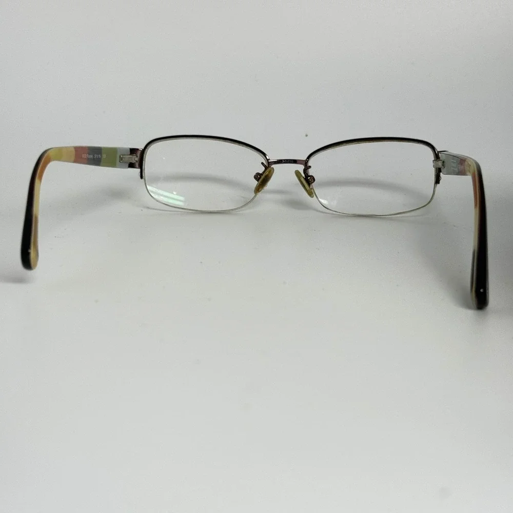 Coach 9032 Purple Semi Rimless Rectangle Eyeglass Frames 51-16-135